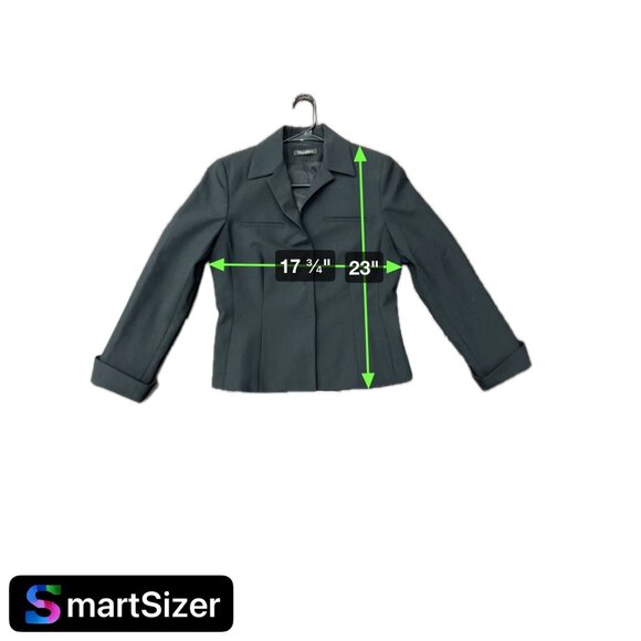 Tahari Women's Black Blazer Wool Blend Jacket Size 6 - Picture 10 of 10